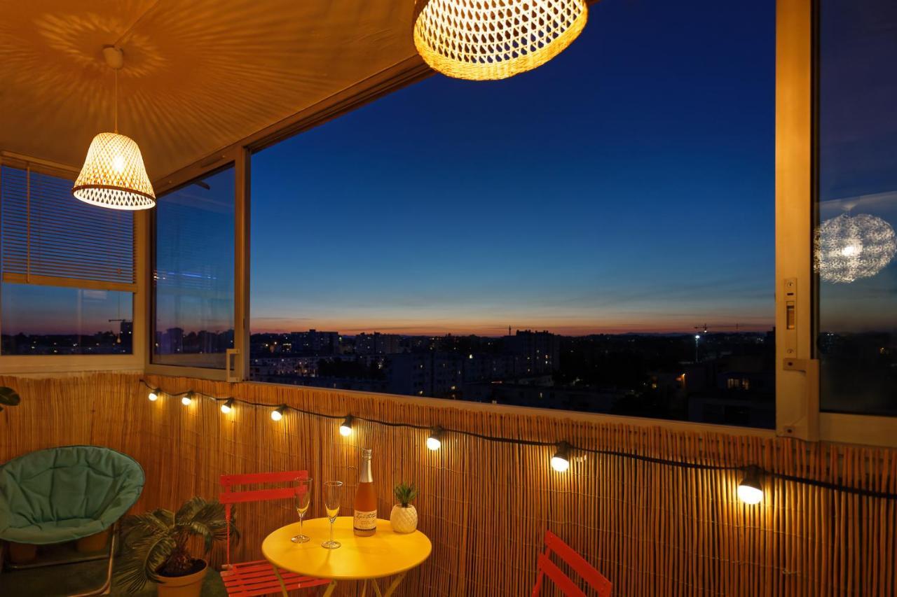 Smile Home-Nid Panoramique Vue Wow ! Spadeco - Loungezen - Terrasse Ensoleillee - Arrivee Autonome - Netflix - Emplacement Ideal - Lumineux - Renove A Neuf - Wifi Fibre - Montpellier Ngoại thất bức ảnh