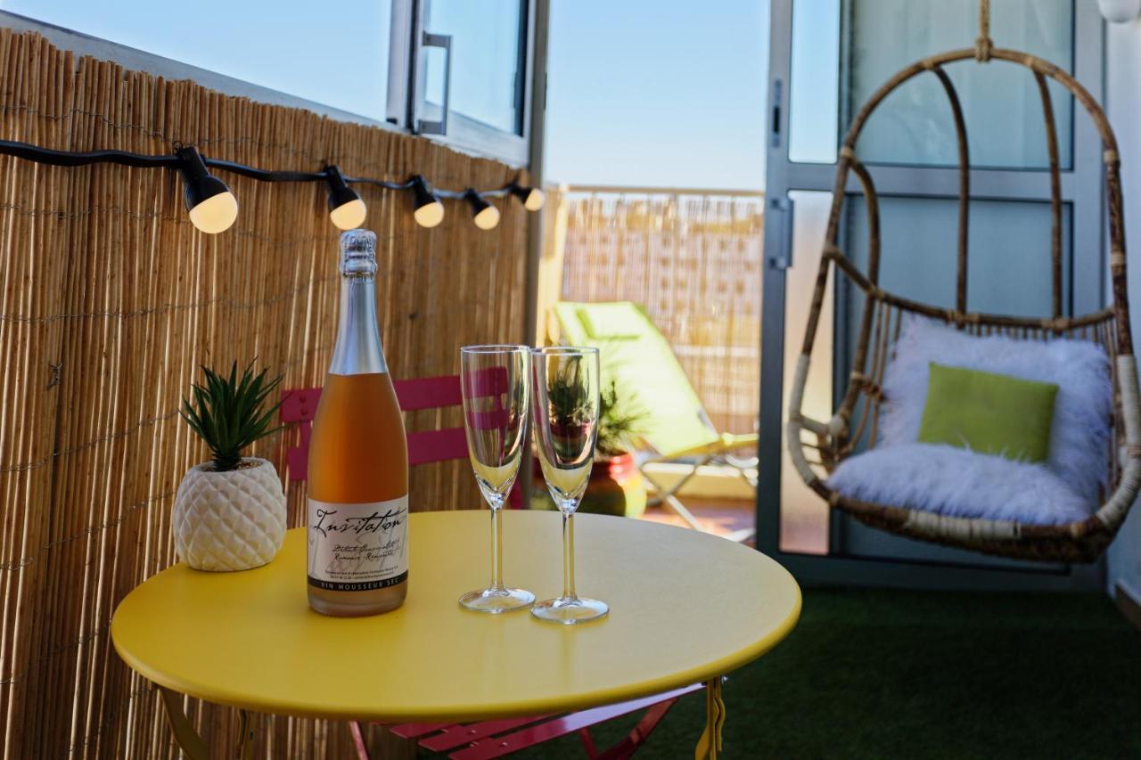 Smile Home-Nid Panoramique Vue Wow ! Spadeco - Loungezen - Terrasse Ensoleillee - Arrivee Autonome - Netflix - Emplacement Ideal - Lumineux - Renove A Neuf - Wifi Fibre - Montpellier Ngoại thất bức ảnh